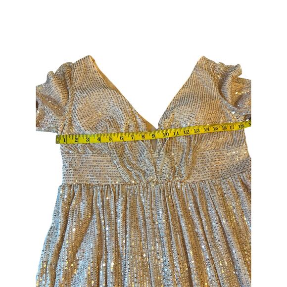 Giffniseti Sequin Gold Gown - Sze XL - Picture 4 of 16
